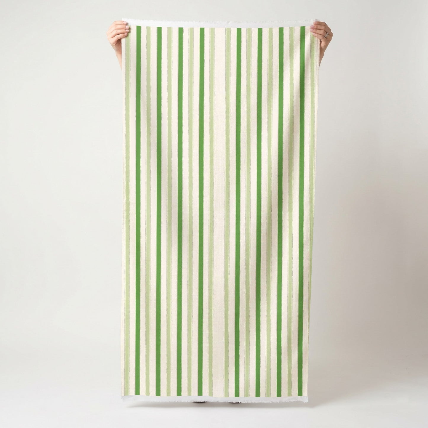Bellagio Blush Mint Stripes - Fabric