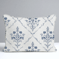 Benjamin Cream Floral Throw Pillow - Lemon Park
