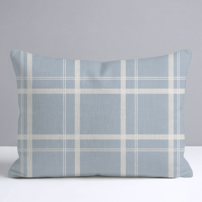Benjamin Gingham Throw Pillow - Lemon Park