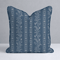 Benjamin Toile Stripes Throw Pillow - Lemon Park