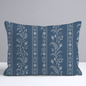 Benjamin Toile Stripes Throw Pillow - Lemon Park