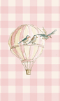 Juliet's Garden Balloon Gingham Study - Tapestry