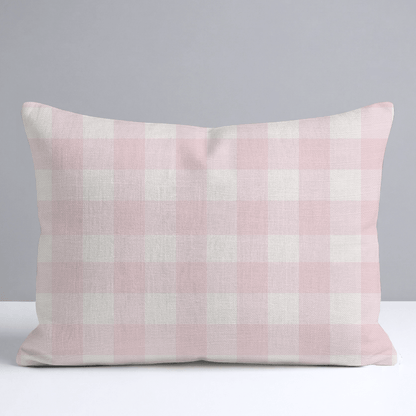 Juliet's Garden Bubble Gingham Throw Pillow - Lemon Park
