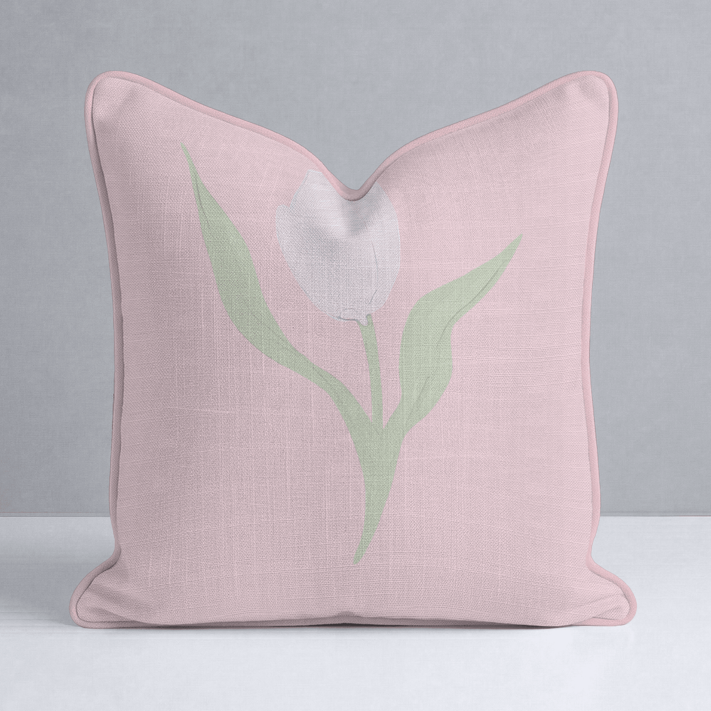 Juliet's Garden Bubble Tulip Throw Pillow - Lemon Park