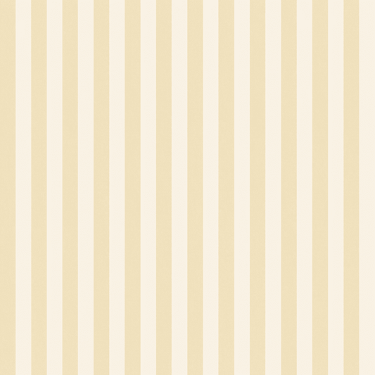 Juliet's Garden Easter Yellow Stripe Wallpaper