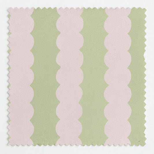 Juliet's Garden Pistachio and Bubble Stripe - Fabric - Lemon Park