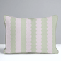 Juliet's Garden Pistachio and Bubble Stripe Throw Pillow - Lemon Park