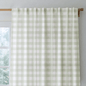 Juliet's Garden Pistachio Gingham - Drapery