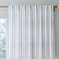 Juliet's Garden Robin Blue Stripe - Drapery