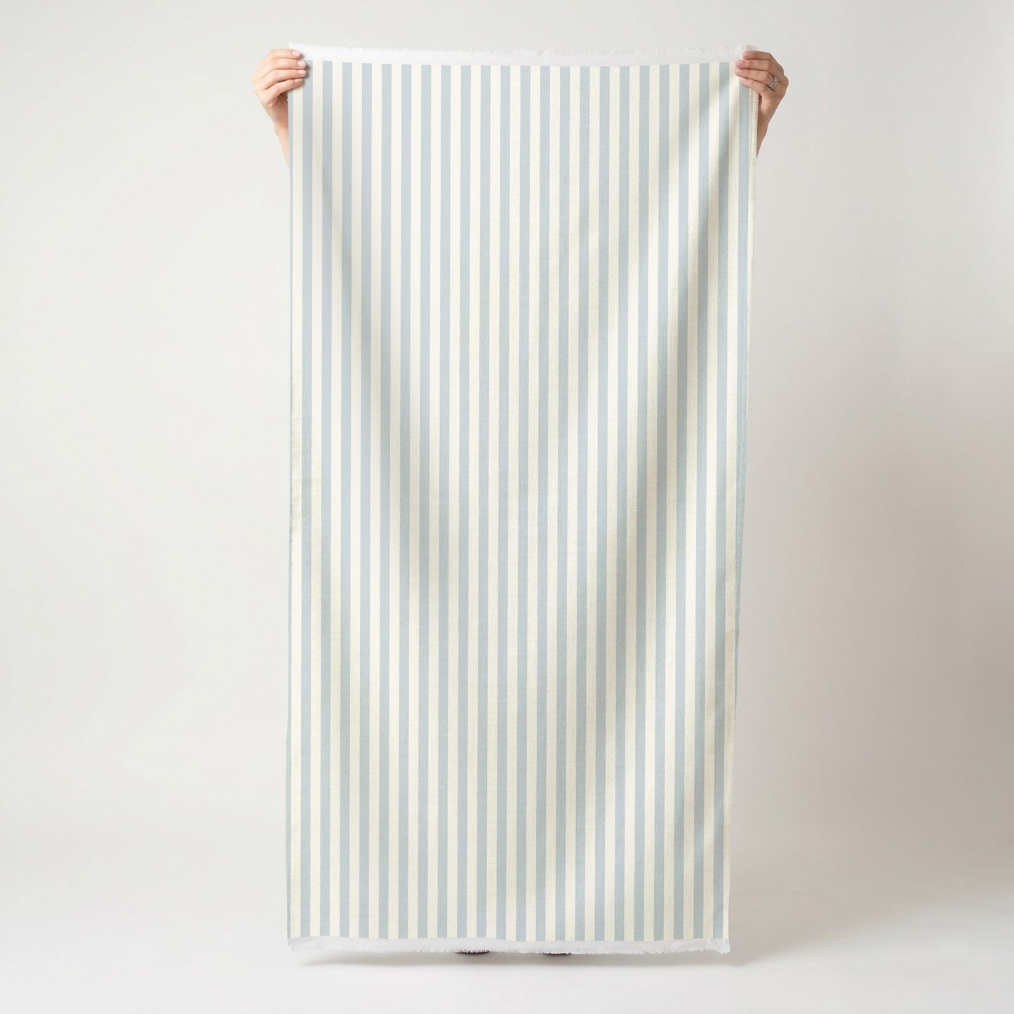 Juliet's Garden Robin Blue Stripe - Fabric