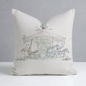 Juliet's Garden Sand Carrousel Throw Pillow - Lemon Park