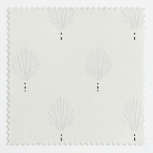 Loose Stems Lichen Block Print - Fabric - Lemon Park