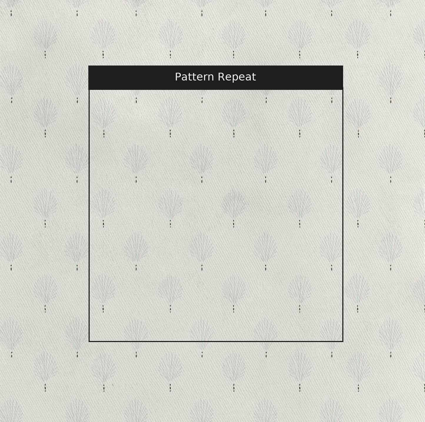 Loose Stems Lichen Block Print - Fabric