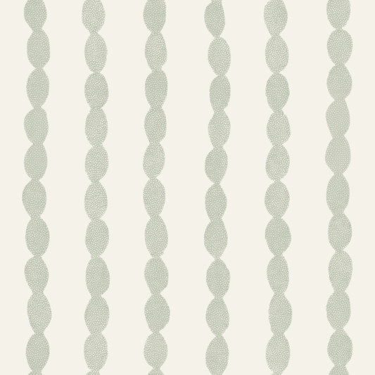 Loose Stems Lichen Chord Stripe Wallpaper