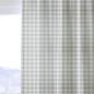 Loose Stems Lichen Gingham_ - Drapery