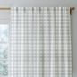 Loose Stems Lichen Gingham_ - Drapery