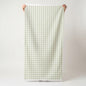 Loose Stems Lichen Gingham_ - Fabric