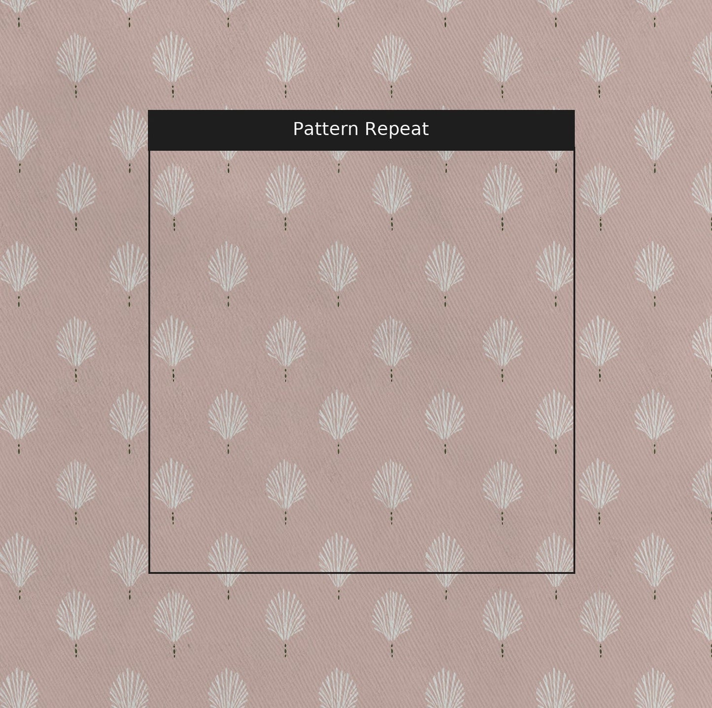 Loose Stems Petaline Block Print - Fabric