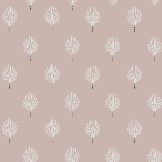 Loose Stems Petaline Block Print Wallpaper