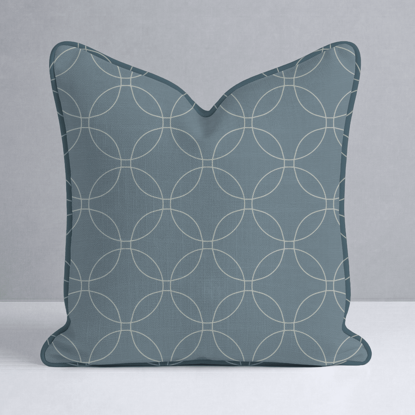 The Silk Garden Aegean Diamond Throw Pillow - Lemon Park