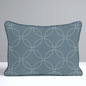 The Silk Garden Aegean Diamond Throw Pillow - Lemon Park