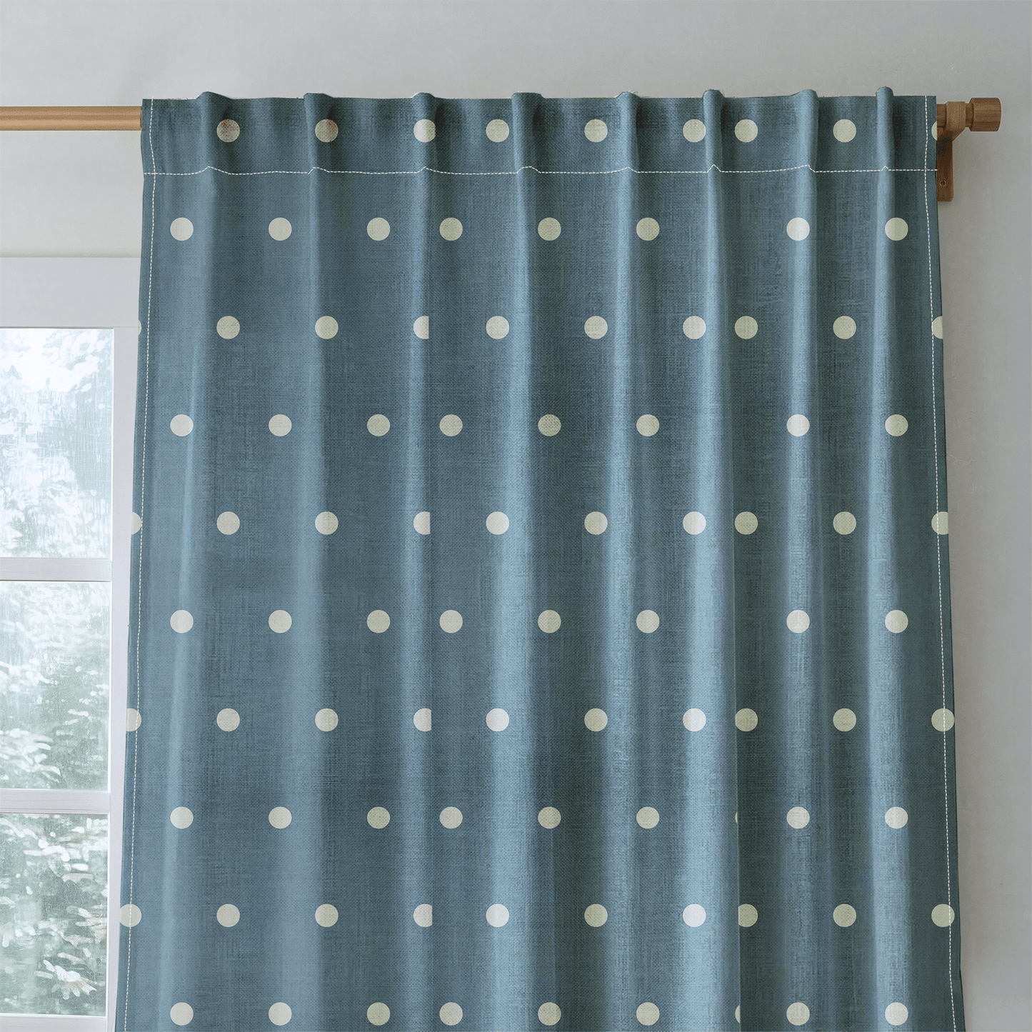 The Silk Garden Aegean Dots - Drapery