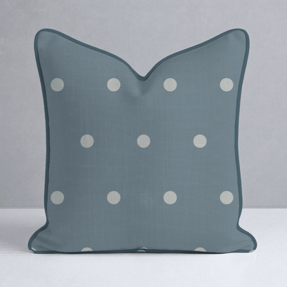 The Silk Garden Aegean Dots Throw Pillow - Lemon Park