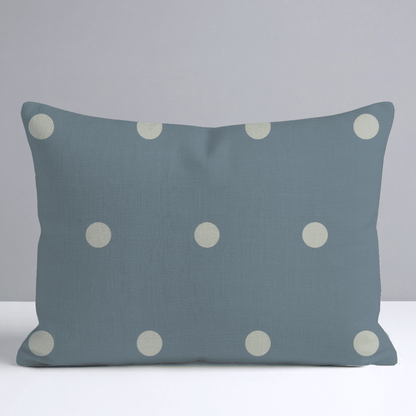 The Silk Garden Aegean Dots Throw Pillow - Lemon Park