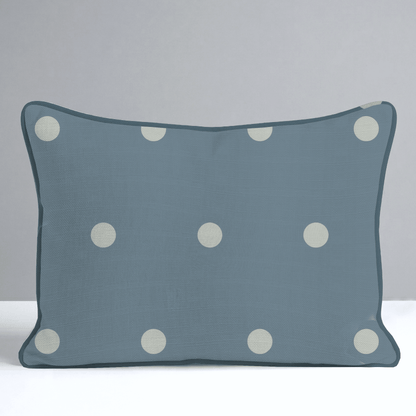 The Silk Garden Aegean Dots Throw Pillow - Lemon Park