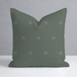 The Silk Garden Evergreen Dots Throw Pillow - Lemon Park