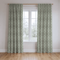 The Silk Garden Sage Diamond - Drapery