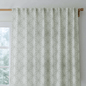 The Silk Garden Sage Diamond - Drapery