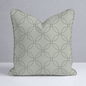 The Silk Garden Sage Diamond Throw Pillow - Lemon Park