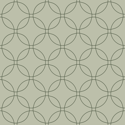 The Silk Garden Sage Diamond Wallpaper